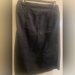 Denim looking suit skirt